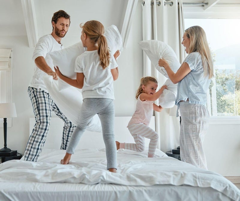 MoonRest وسادة مربع بديل الريش الاصطناعي MoonRest® 20x20 بوصة - حشو للوسائد الأريكة، وسادة زخرفية، حشوة وسادة وسادة سرير - مضادة للحساسية 20"X 20" - Image 5